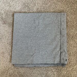 Lululemon Vinyasa Scarf- Heathered Deep Coal/Ghost Herringbone